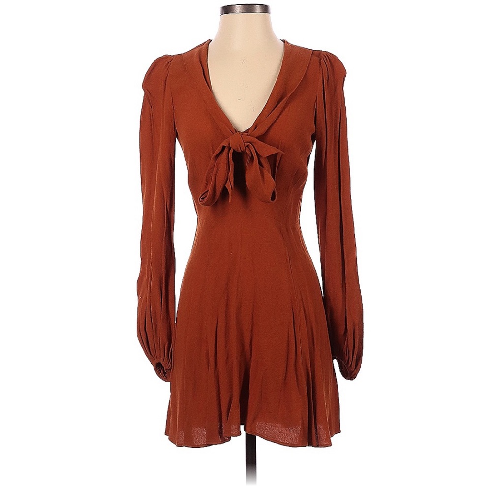 Reformation Orange Dress